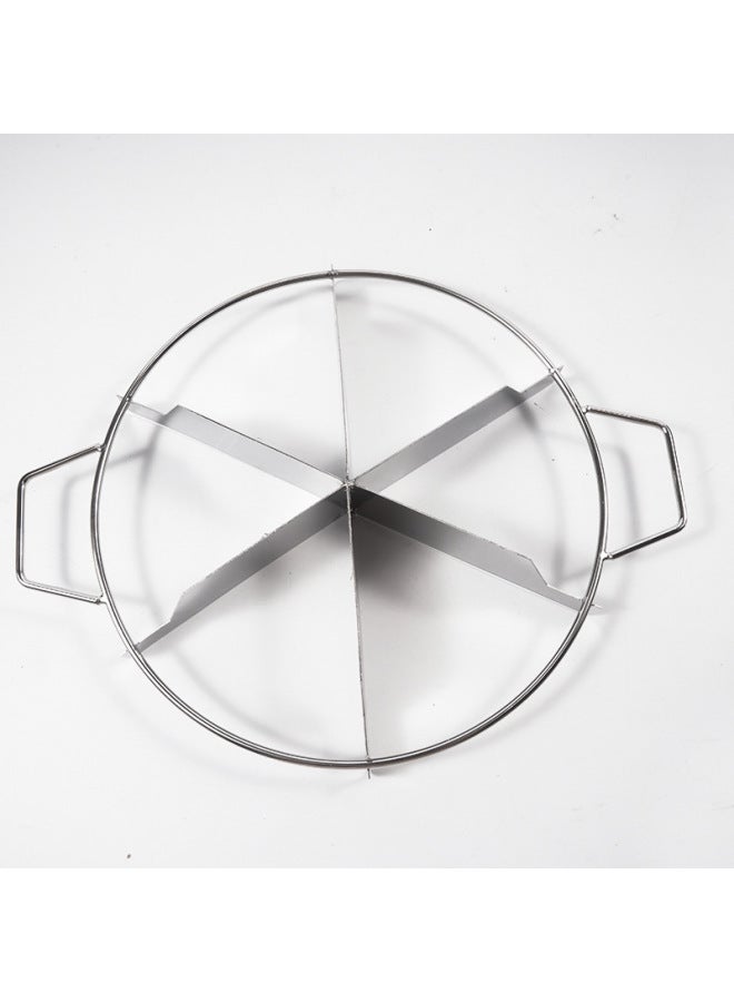Pizza Cake Pizza Cutter Slicer Splitter Slicer Stainless Steel Cake Splitter Slicer-Specifications:7 Grid - Image 2