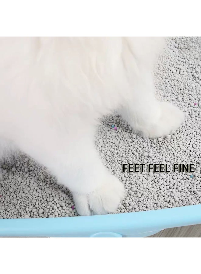 Bentonite Cat Litter 10L Low Dust Fast Clumping with Fresh Scented Ultra Absorbent Cover Odorous Kitty Litter - Image 5