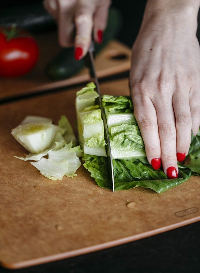 ديكساس لوح تقطيع مركب من ألياف طبيعية من ديكساس، آمن للاستخدام في غسالة الأطباق، مقاس 14.3 بوصة × 11.2 بوصة - Image 4