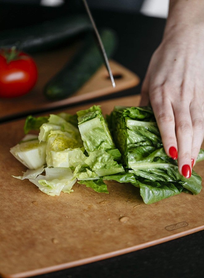 ديكساس لوح تقطيع مركب من ألياف طبيعية من ديكساس، آمن للاستخدام في غسالة الأطباق، مقاس 14.3 بوصة × 11.2 بوصة - Image 5