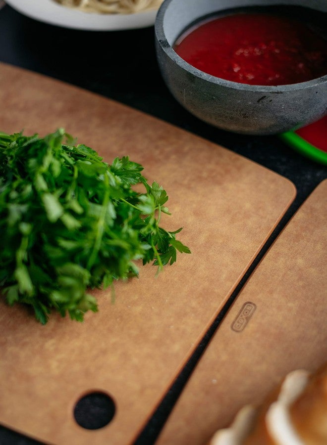 ديكساس لوح تقطيع مركب من ألياف طبيعية من ديكساس، آمن للاستخدام في غسالة الأطباق، مقاس 14.3 بوصة × 11.2 بوصة - Image 3