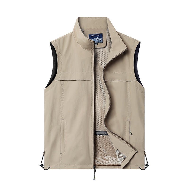 Waistcoat Men'S Outdoor Waistcoat Leisure Mountaineering Pography Trendy Fishing Vest Summer Waistcoat Coat - Image 3