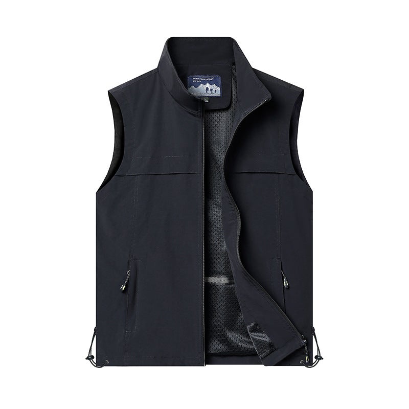 Waistcoat Men'S Outdoor Waistcoat Leisure Mountaineering Pography Trendy Fishing Vest Summer Waistcoat Coat - Image 1