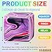 YVBBHE Fidget Cube Squishy Toys Squeeze Stress Balls for Kids Adults Squishies Anxiety Relief Maltose Ball Ice Squishys Sugar Sensory Toy for ADHD Autism Novel Design Colorful Fidgets Cubes Purple - Image 4