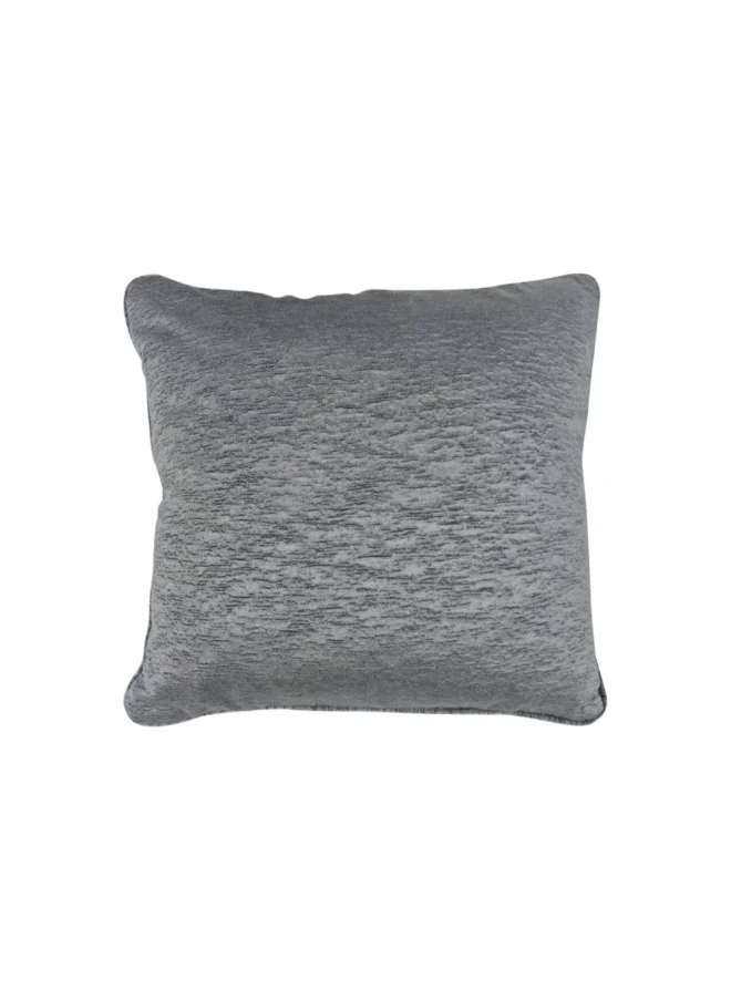 DANUBE HOME Gleam Cushion Stylish Throw Pillow for Sofa, Bed, Chair, Soft And Comfortable, And Elegant Home Decor Accent Perfect Decorative Cushion 45X45Cm Grey