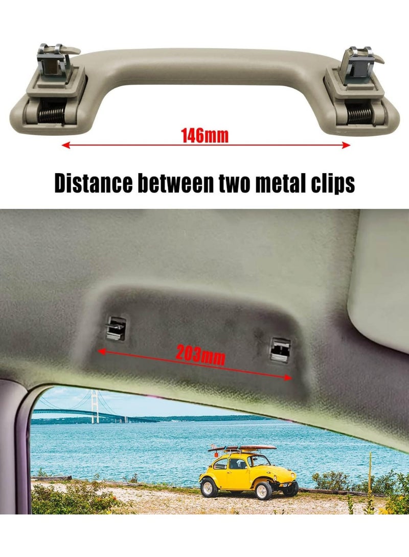 مقبض سحب سقف السيارة بدون خطاف يناسب طرازات تويوتا كورولا Rav4 Yaris Aruis يستبدل 74610-52020 74610-52030 74619-0M010 74683-8010، درابزين أمامي، 1 قطعة - Image 3