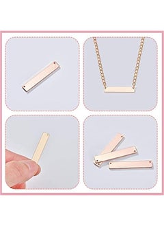 FYLX Metal Stamping Blank Pendant Tag Charm Nameplate DIY Jewelry Making Storage Box Gold Sier Rose Gold Kit  - Image 4