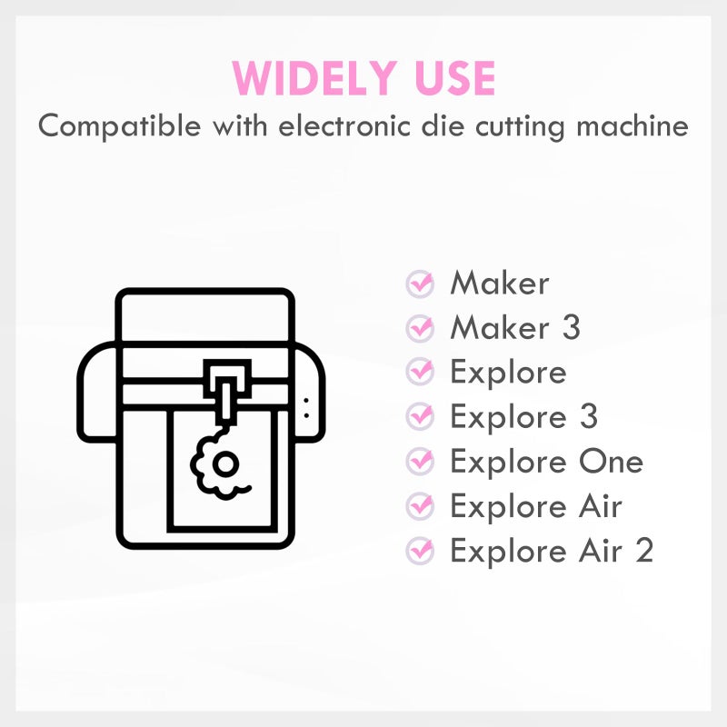 HQMaster Bonded-Fabric Blade and Holder Compatible with Explore 3/Air 2/Air/One/Maker 3/Maker Cutting Machine Replacement Blades for Polyester, Silk, Cotton, Denim, Felt, Linen - Image 4