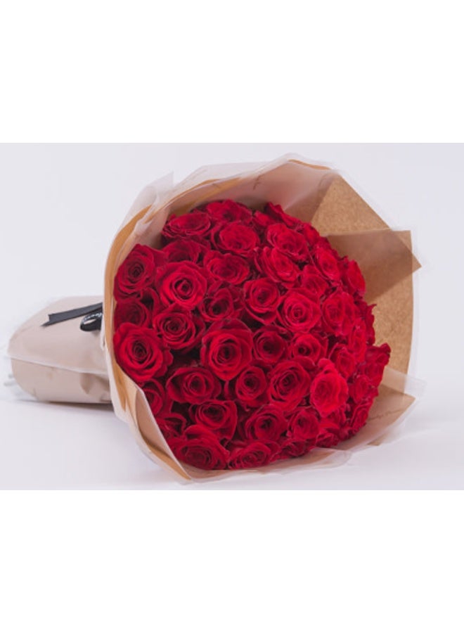 Generic 50 Premium Red Roses Bouquet 
