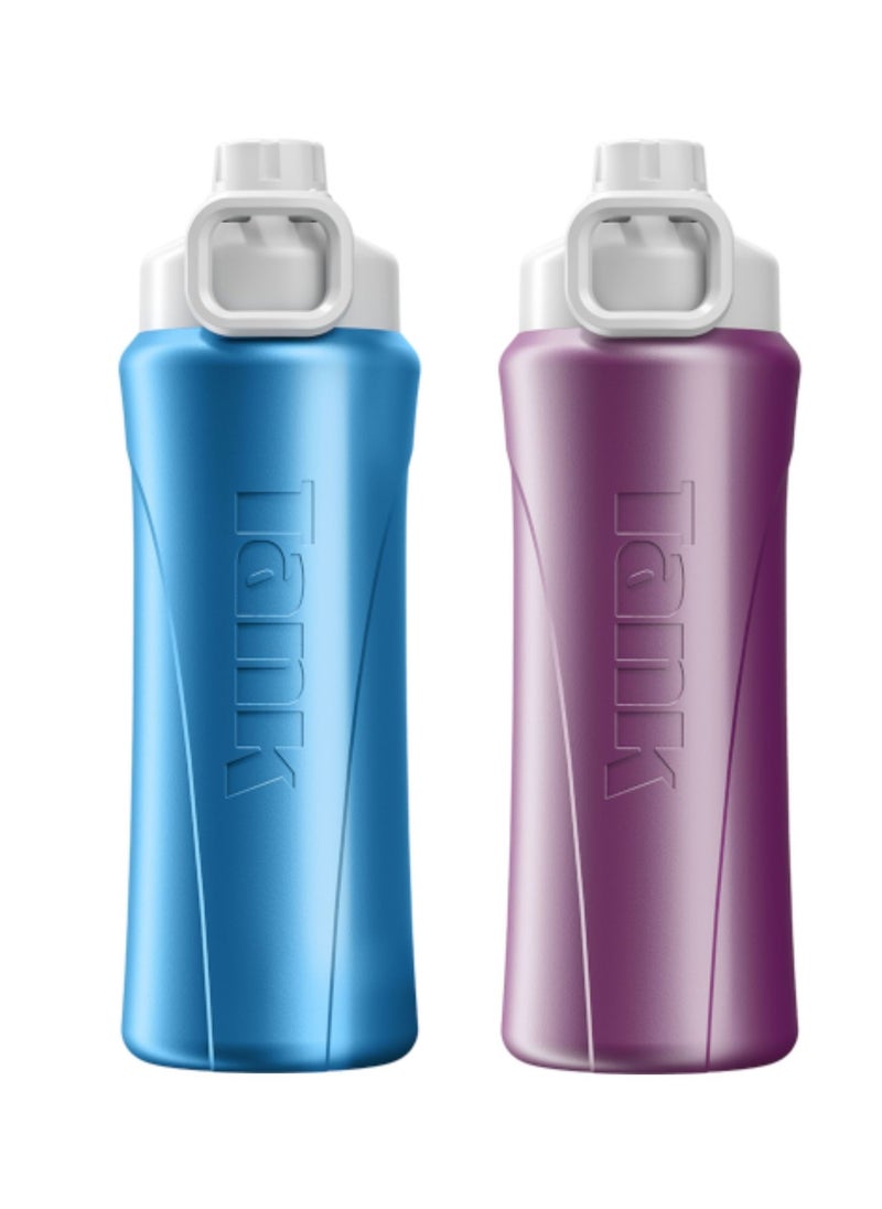 TANK Tank Me Super Cool Multicolour Bottle Set of 2  - Image 1