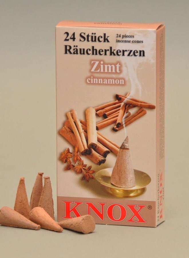 Knox Cinnamon Scent German Incense Cones Made in Germany for Christmas Smokers - Image 2