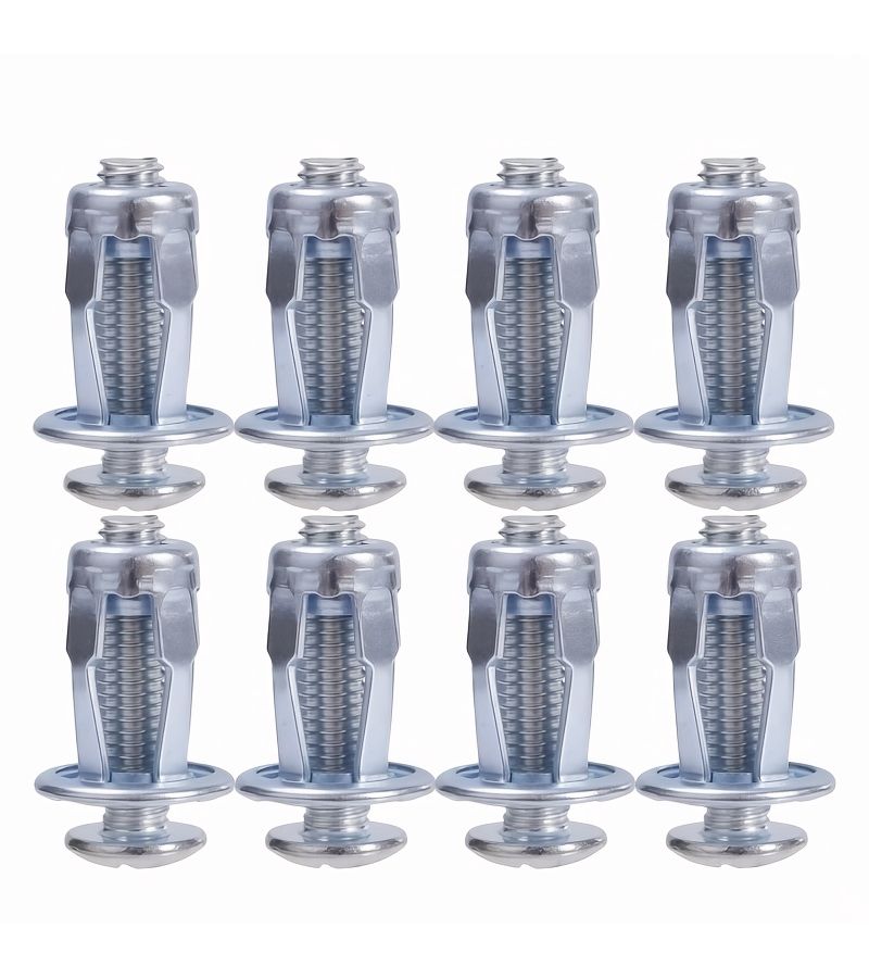20 Heavy Duty M4x25 Iron Locking Nuts Flower Screws Anchors Expansion Plugs Curtain Clips Rivet Nuts Automotive Screws For Hollow Walls And Fastener Kits Pack Of 20 - Image 2