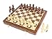 House of Chess 10 Inch Wooden Magnetic Folding Travel Chess SetBoard with 2 Extra Knights 2 Extra Pawns 2 Extra Queens and Algebraic Notation Handmade Golden Rosewood - Image 4