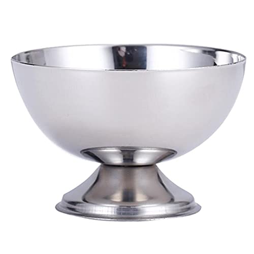 RBGIIT Stainless Steel Bowl Dessert Bowl Sauce Bowls Ice Cream Fruit Snack Candy Cup Appetizer Plates Serving Portion Cups Ramekins for Home Kicthen 6 pcs Round - Image 5