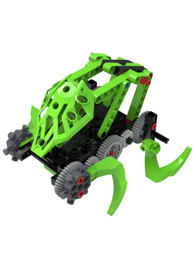 ثامز آند كوسموس Thames & Kosmos | 555062 | Alien Robots | Science Experiment | Construct 10 Machines | Multi Lingual Kit | Engineering Makerspace | 10 in 1 Model | Stem | Ages 8+ - Image 4