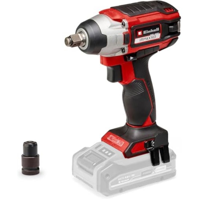 IMPAXXO 18/230 Power X-Change 18V مفتاح ربط تأثير لاسلكي 230Nm، محرك بدون فرش، LED، سائق مثقاب منفرد للتحكم في السرعة مع محول بت 1/2 بوصة - البطارية والشاحن غير متضمنين - Image 1