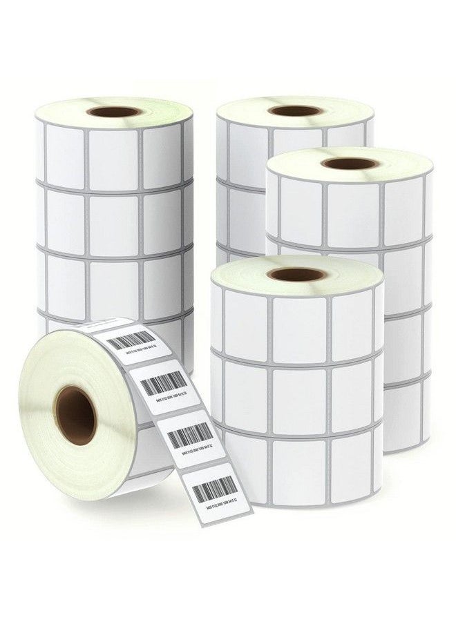 BETCKEY - 1.25" X 1" (32 Mm X 25 Mm) Upc Barcode & Address Labels Compatible With Zebra & More Label Printerpremium Adhesive & Perforated [16 Rolls 22080 Labels] - Image 1