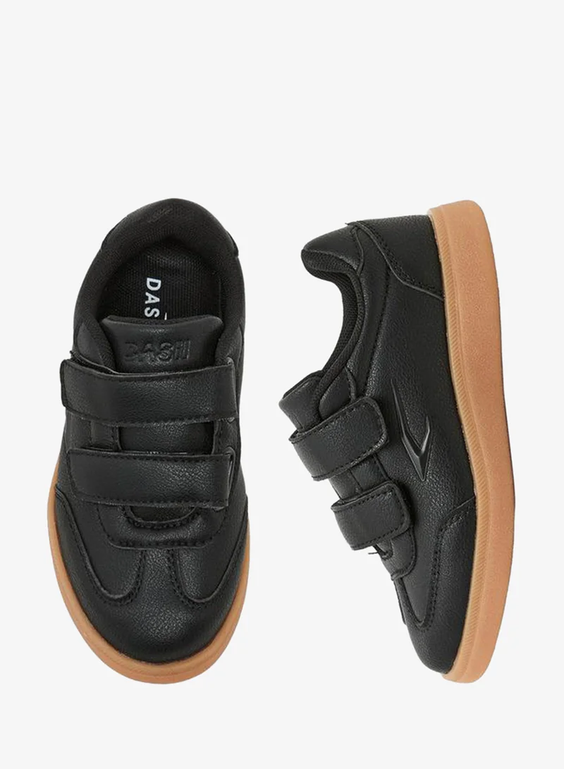 Boys Hook & Loop Ankle Sneakers