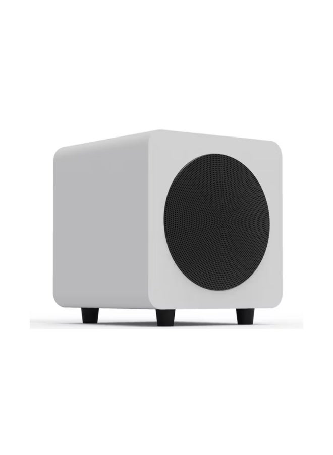 Kanto Audio SUB6 200W 6" Sealed Powered Subwoofer, Matte White - Image 1
