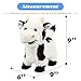 Hopearl Walking Cow Interactive Electronic Pet Singing Toy Remote Control Leash Animated Musical Nodding Moo Wagging Tail Touch Recognition Gifts for Toddlers Birthday 9 - Image 4