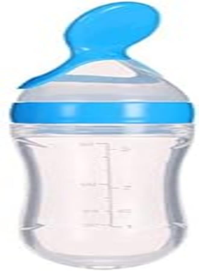 Baby's Silicone Squeeze Spoon Feeding Rice Paste Bottle