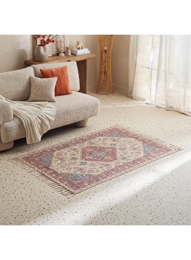 Home Box Glimmer Vega Handmade Printed Dhurrie - 110x160 cm - Image 1