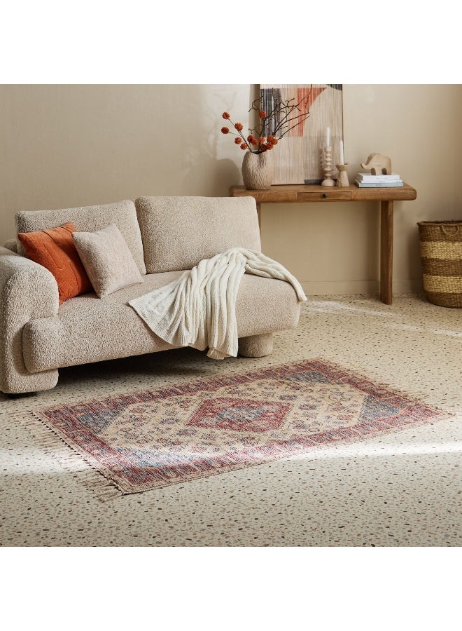 Home Box Glimmer Vega Handmade Printed Dhurrie - 110x160 cm - Image 5