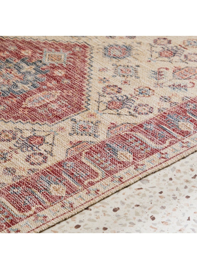 Home Box Glimmer Vega Handmade Printed Dhurrie - 110x160 cm - Image 2