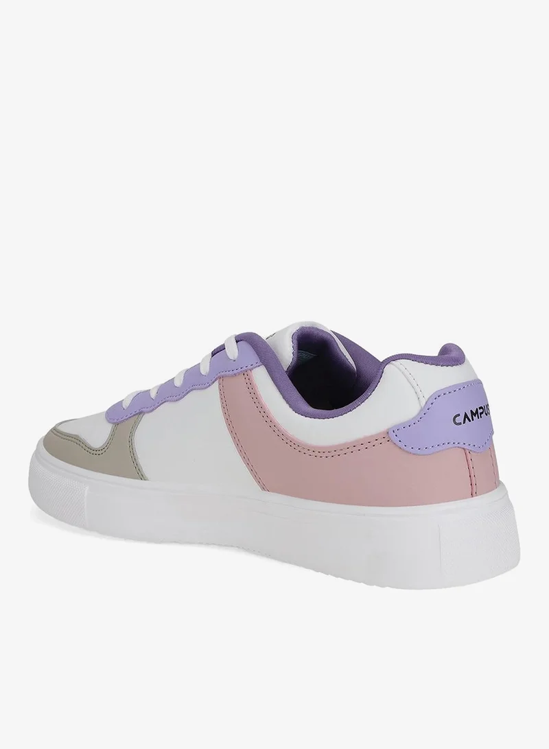 CAMPUS Wht/L.Beige Campus Women's Casual Low-Top Sneakers – Lightweight, Cushioned – White/Beige for Women | Best Price UAE