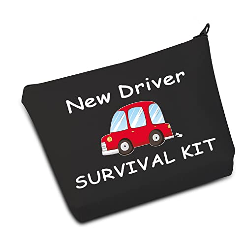JXGZSO New Driver Gift New Driver Survival Bag Passing Driving Test Sweet 16 Gift Teen Daughter Gift (New Driver B) - Image 1
