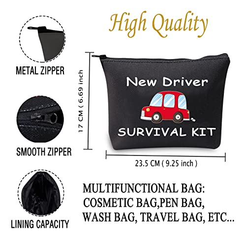 JXGZSO New Driver Gift New Driver Survival Bag Passing Driving Test Sweet 16 Gift Teen Daughter Gift (New Driver B) - Image 2