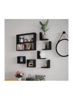 Generic A set of wooden living room shelves  - Image 1