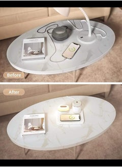 EZVALO 3 in 1 Charging Station with LED Night Light, Portable Bluetooth Speaker, Touch Bedside Table Lamp with Wireless Charger Pad for iPhone Samsung Bedroom Nightstand, Birthday Gifts  - Image 5