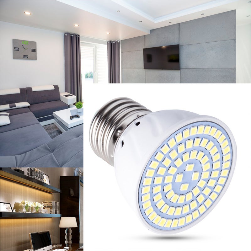 لمبة LED موجهة E27 60SMD منخفضة الطاقة وعالية السطوع بشريحة SMD2835 - زاوية شعاع واسعة للمبة LED لإضاءة المنزل الداخلية ونمو النباتات في البيوت المحمية - Image 3