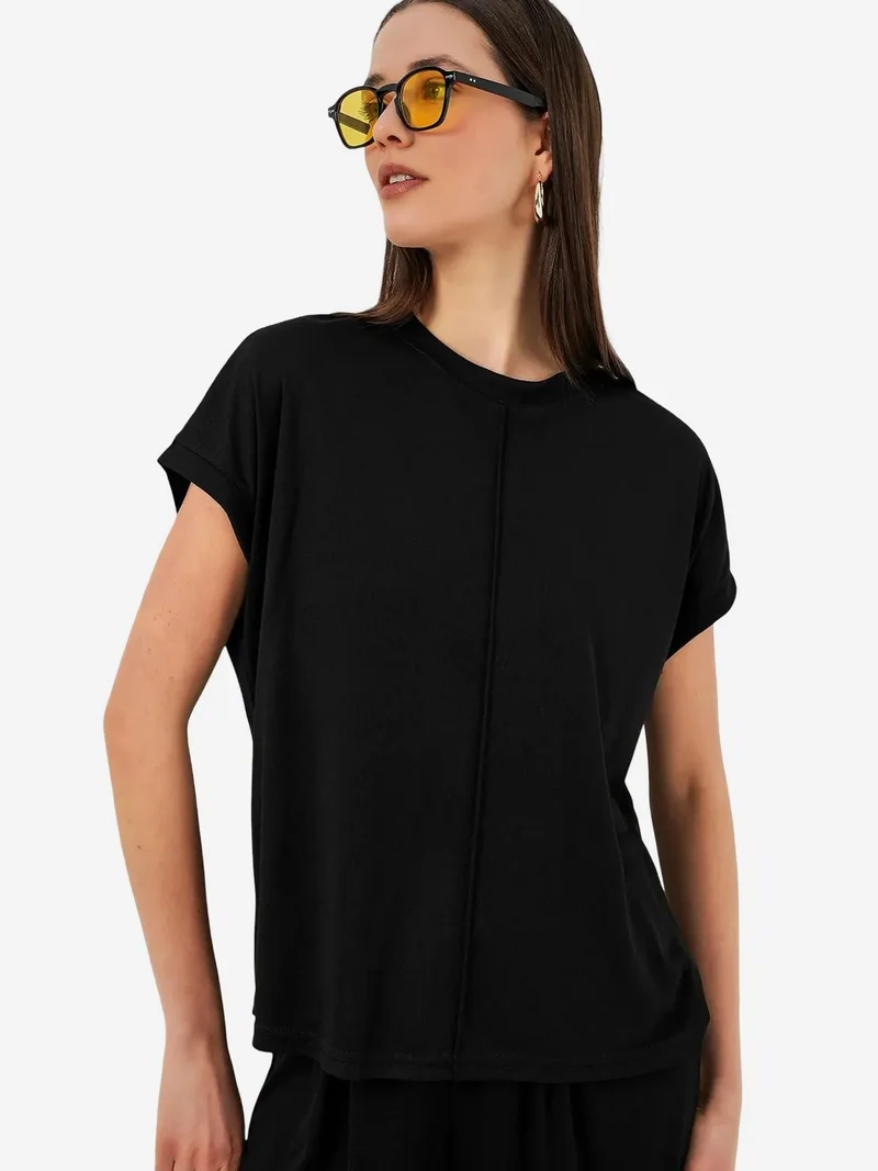 BIG DART BDART Relaxed Fit Crew Neck Blouse