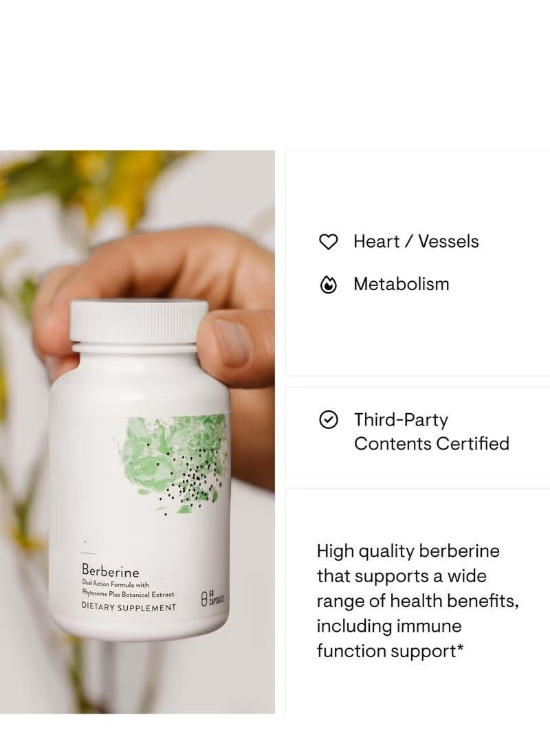 Day Wins 2PCS Berberine-500 Capsules (60 Capsules/Bottle) - Botanical Compound, Supports Healthy Sugar Metabolism - Image 2