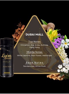 LYON SCENT Lyon Scent Aroma Oil, 100% Pure Oil, Perfume for Air Freshener, Diffuser Aroma, Fragrance Oil, Air Freshener Oil refill, Essential Scented Oil, Luxurious Scent (Dubai Mall)  - Image 2