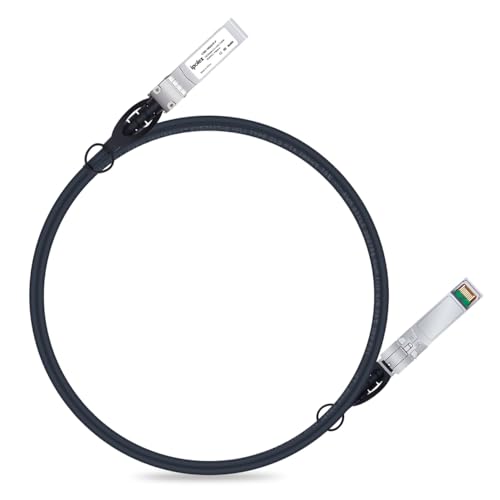 ipolex 10G SFP+ Twinax Cable, Direct Attach Copper(DAC) Passive Cable, 2m (6.56ft), for Cisco SFP-H10GB-CU2M, Meraki, Ubiquiti, Mikrotik, Intel, Fortinet, Netgear, D-Link, Supermicro, TP-Link - Image 1