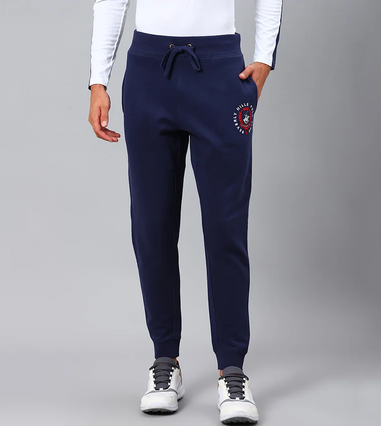 بيفرلي هيلز بولو كلوب بنطلون رياضي مطرز بشعار