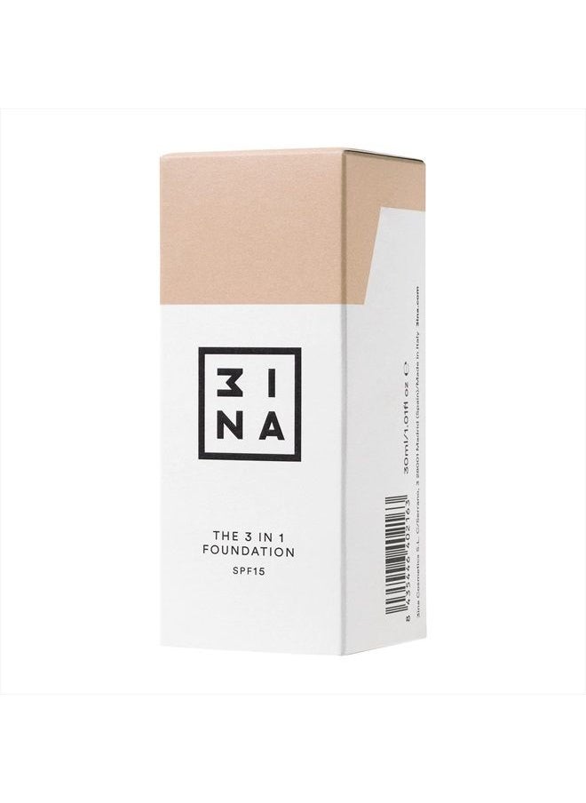 3INA - 3INA The 3-In-1 Foundation 211 - Vegan Formula - Combination Of Primer, Concealer And Foundation - Medium Coverage - Natural Finish - Perfect For Covering Lines And Blemishes - Long Lasting - 1.01 Oz - Image 1