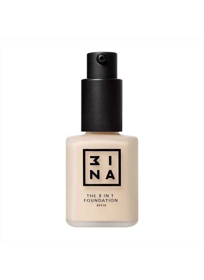 3INA - 3INA The 3-In-1 Foundation 211 - Vegan Formula - Combination Of Primer, Concealer And Foundation - Medium Coverage - Natural Finish - Perfect For Covering Lines And Blemishes - Long Lasting - 1.01 Oz - Image 1