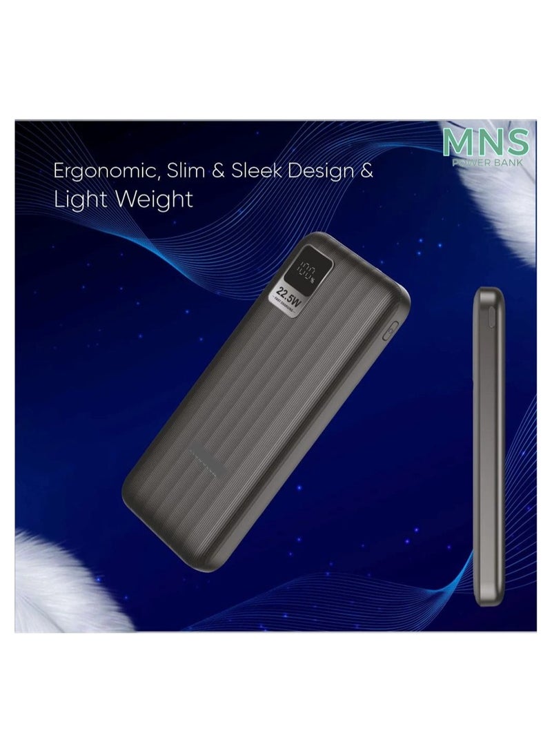 MNS55 Power Bank Micro+Type C 10000mAh - Black - Image 5