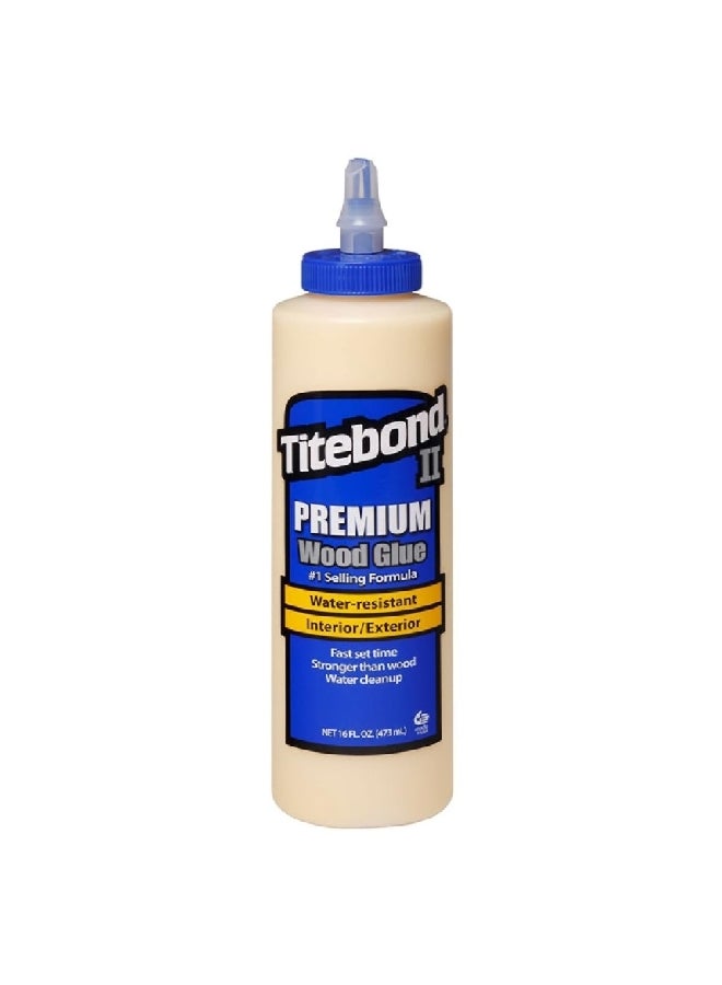 Titebond Interior/Exterior Water-Resistant Wood Glue Yellow 473 ml 5004 - Image 1