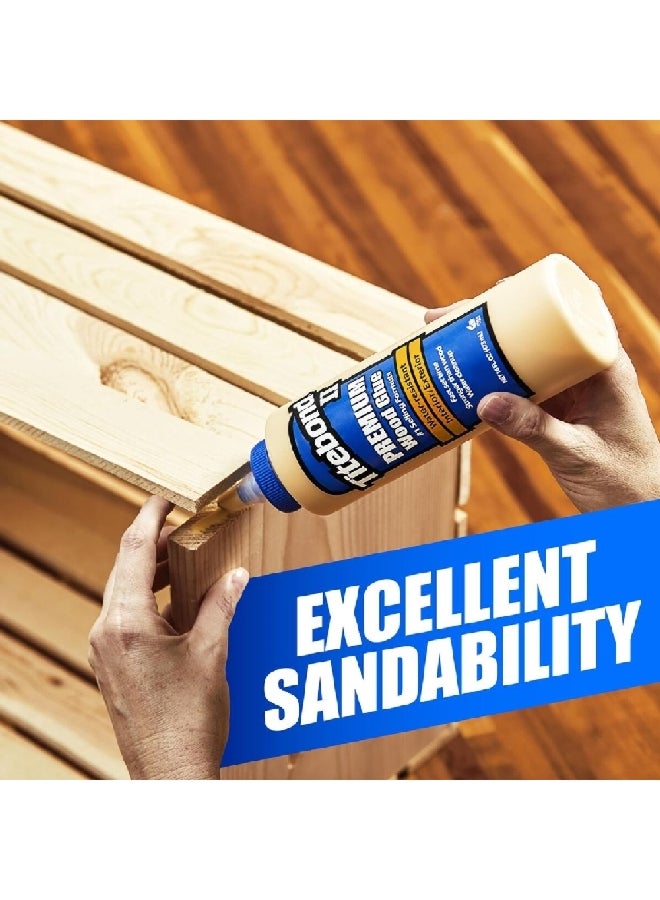 Titebond Interior/Exterior Water-Resistant Wood Glue Yellow 473 ml 5004 - Image 4