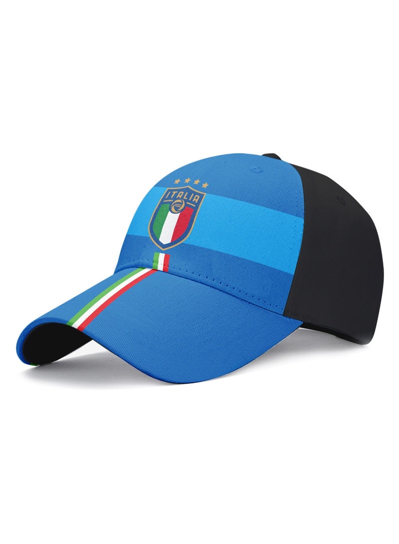 KUYING Football World Cup Baseball Hat National Team Argentina Brazil France Ltaly England Sunshade Duck Tongue Hat 