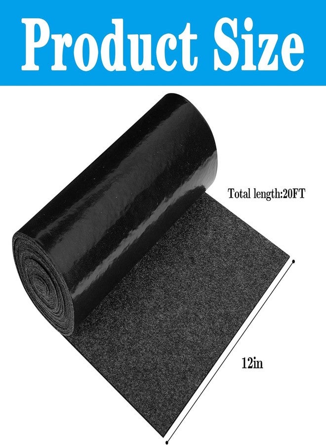 DECOHS 12 Inch x 20 Ft Boat Trailer Bunk Carpet - Marine Trailer Bunk Carpet - Trailer Boat Bunk Padding for Outdoor Boat Trailer Jet Ski Ramp Garage Dock - Image 2