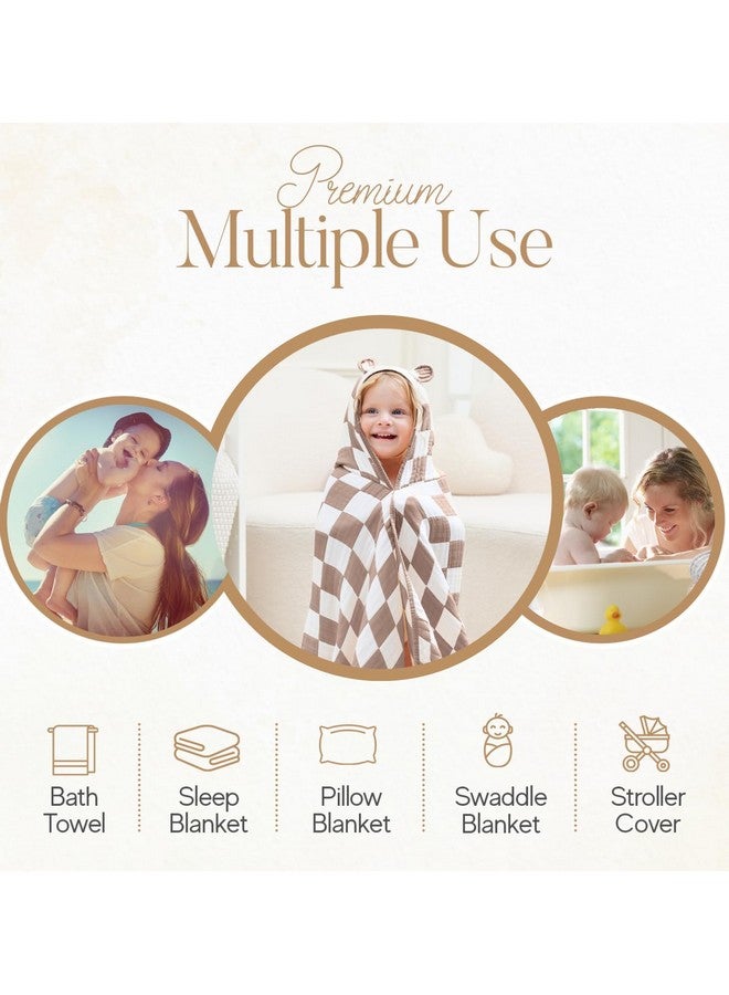 HardNok Ultra-Soft Muslin Toddler Hooded Towel - 55 x 28 Inches, Ideal for Bath & Beach, Suitable for Both Boys & Girls from Newborns to Toddlers - Image 3