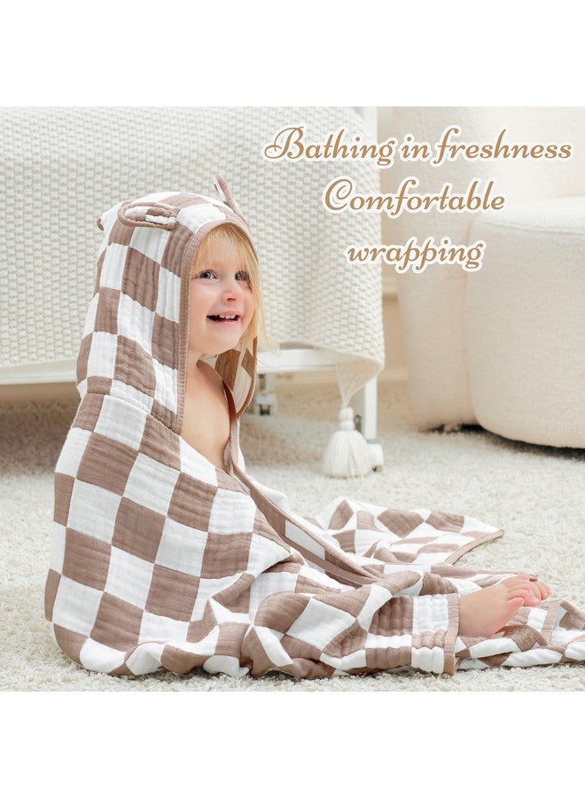 HardNok Ultra-Soft Muslin Toddler Hooded Towel - 55 x 28 Inches, Ideal for Bath & Beach, Suitable for Both Boys & Girls from Newborns to Toddlers - Image 2