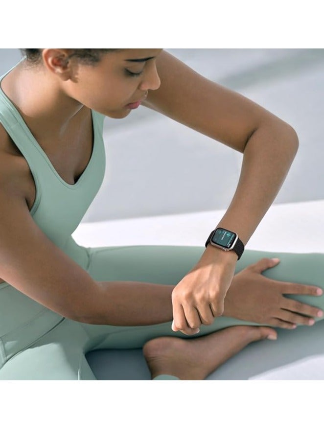 ميجوفاست حزام رياضي من النايلون متوافق مع حزام ساعة أبل 38 ملم 40 ملم 41 ملم للنساء والرجال ناعم ومسامي وحزام قابل للتعديل لساعة أبل - Image 5