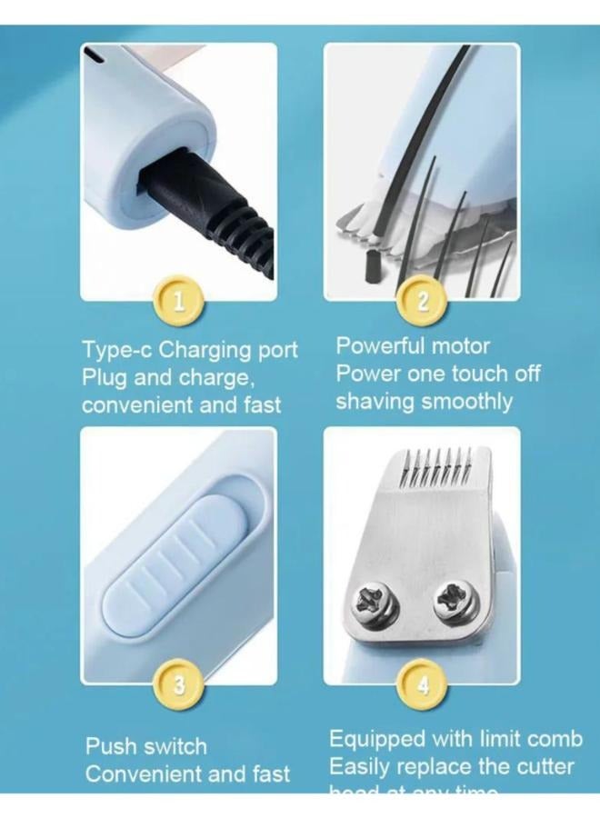 Professional Electric Pet Hair Trimmer, Pet Foot Cutter, Cat Grooming Hairdressing Scissors Ear Pedicator - Image 4